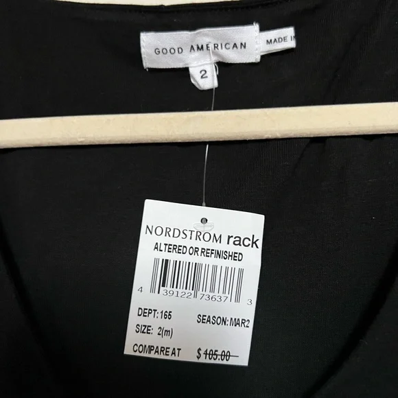 Good American U-Ring Long Sleeve Bodysuit 2 M - Picture 6 of 7